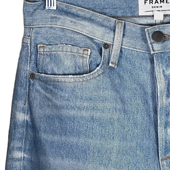 FRAME Denim “Hurley” High-Rise Bell-Bottoms Boho Hippie Flare Leg Jeans 27 EUC - Picture 3 of 16